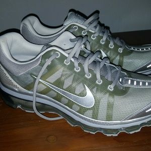 Nike Air Max 2009, size 12, silver, worn